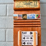 Stamp Outgoing Mail/Business Card holder
