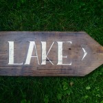 Lake sign