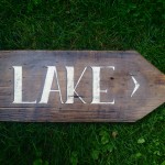 Lake sign