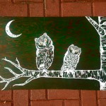 Moonlit Owls