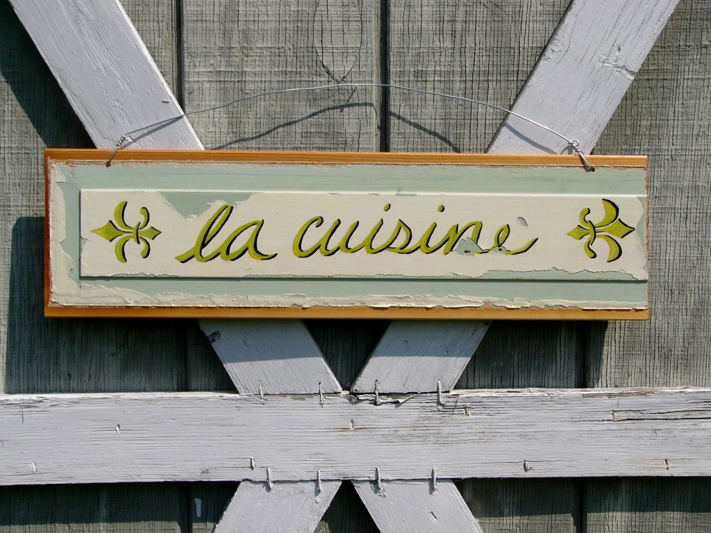 La Cuisine sign