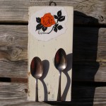 Spoon Outgoing Mail/Business Card holder