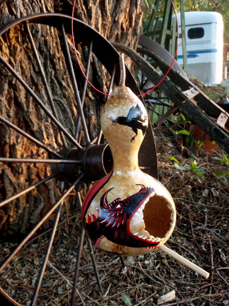 Dragon Gourd birdhouse