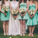 Bride and Bridesmaid's bouquets