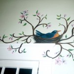 Robin in Nest (over window)