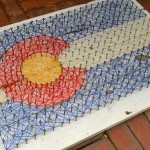 CO Flag string art