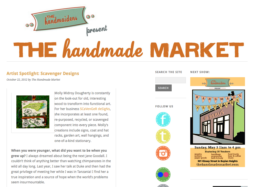 Artist Spotlight Handmade Market